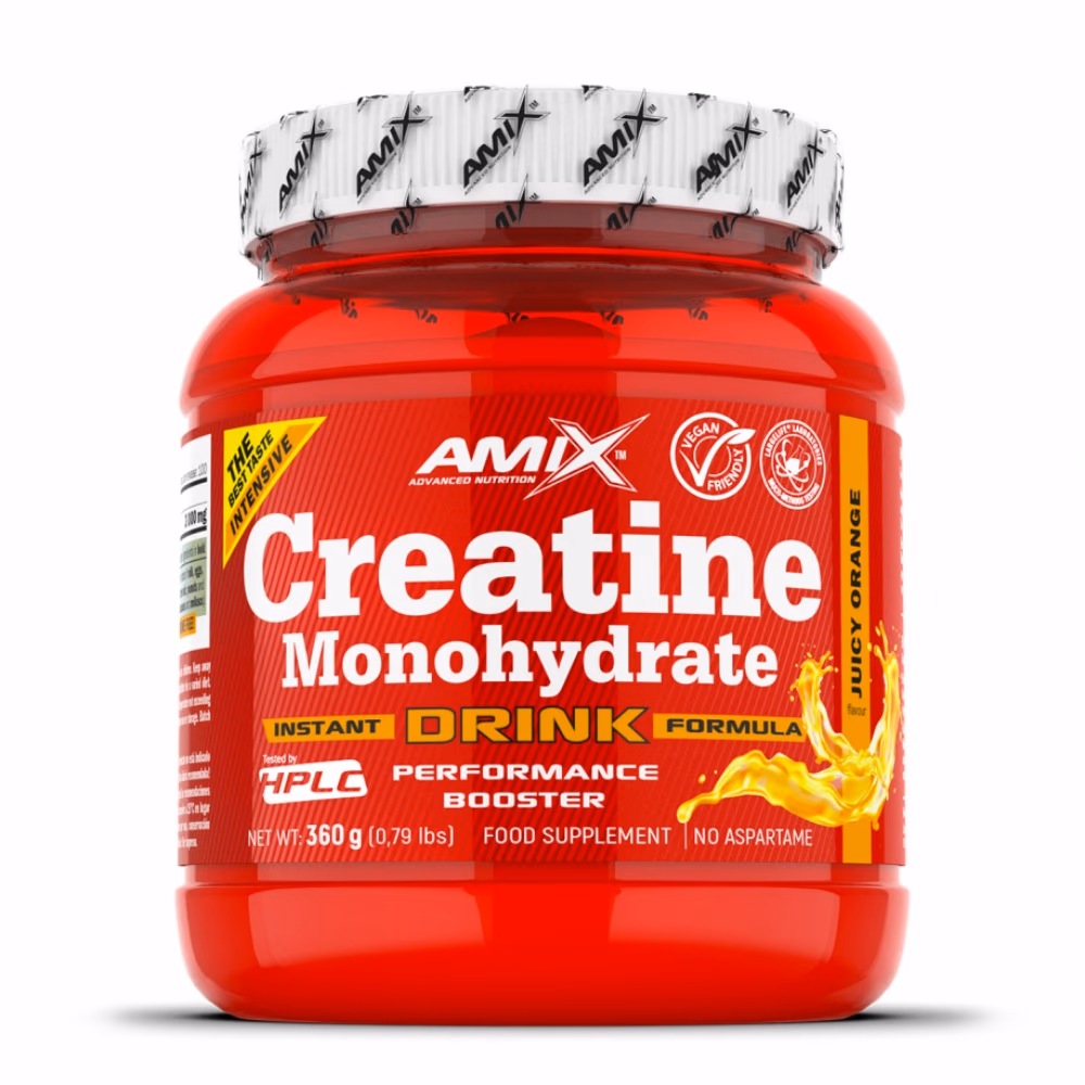 Amix Creatine Monohydrate Powder Juicy Orange 360g 1