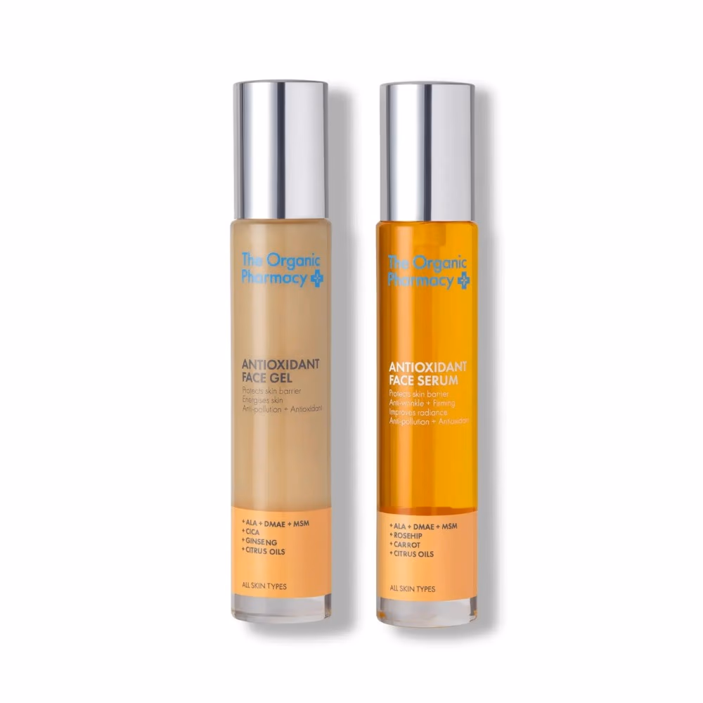 The Organic Pharmacy Antioxidant Face Gel & Face Serum 2x35ml