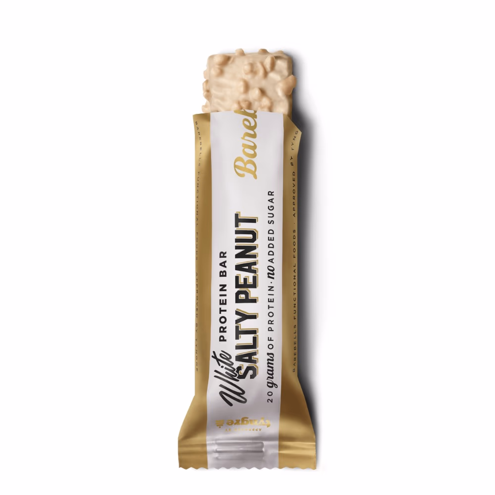 Barbells Protein Bar White Salty Peanut 55g 1