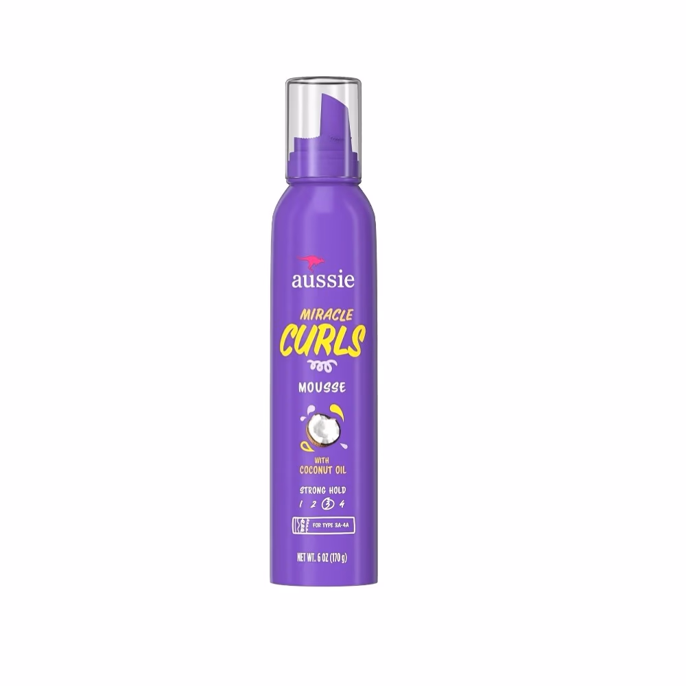 Aussie Miracle Curls Mousse Strong Hold 170g