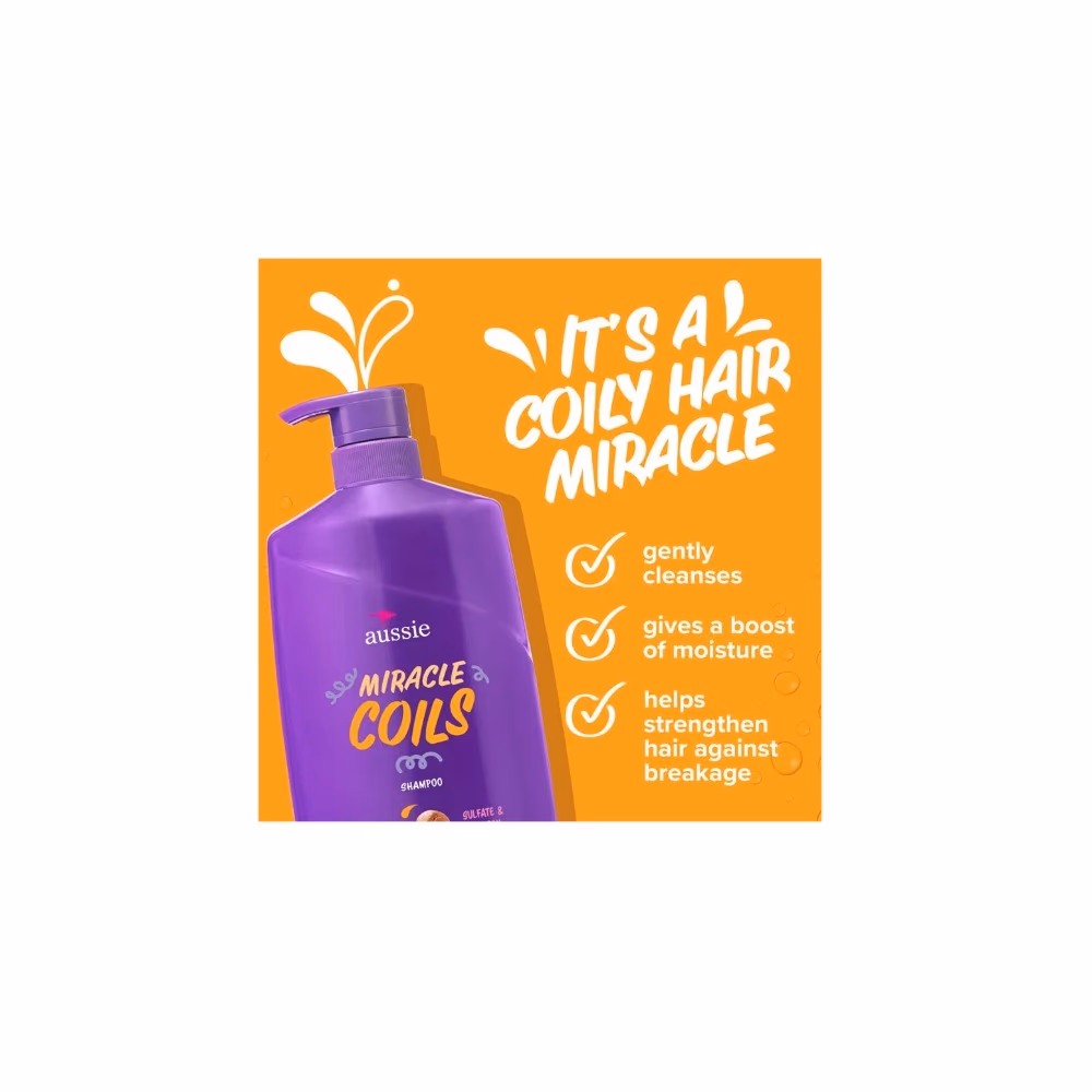 Aussie Miracle Coils Cocoa & Macadamia Conditioner 473ml. 3