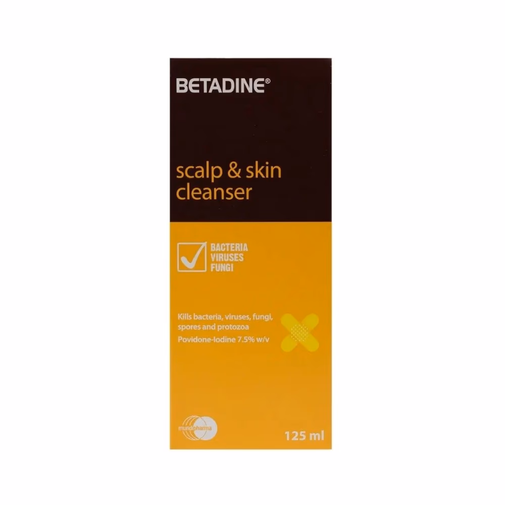 Betadine Scalp & Skin Cleanser 125ml 4