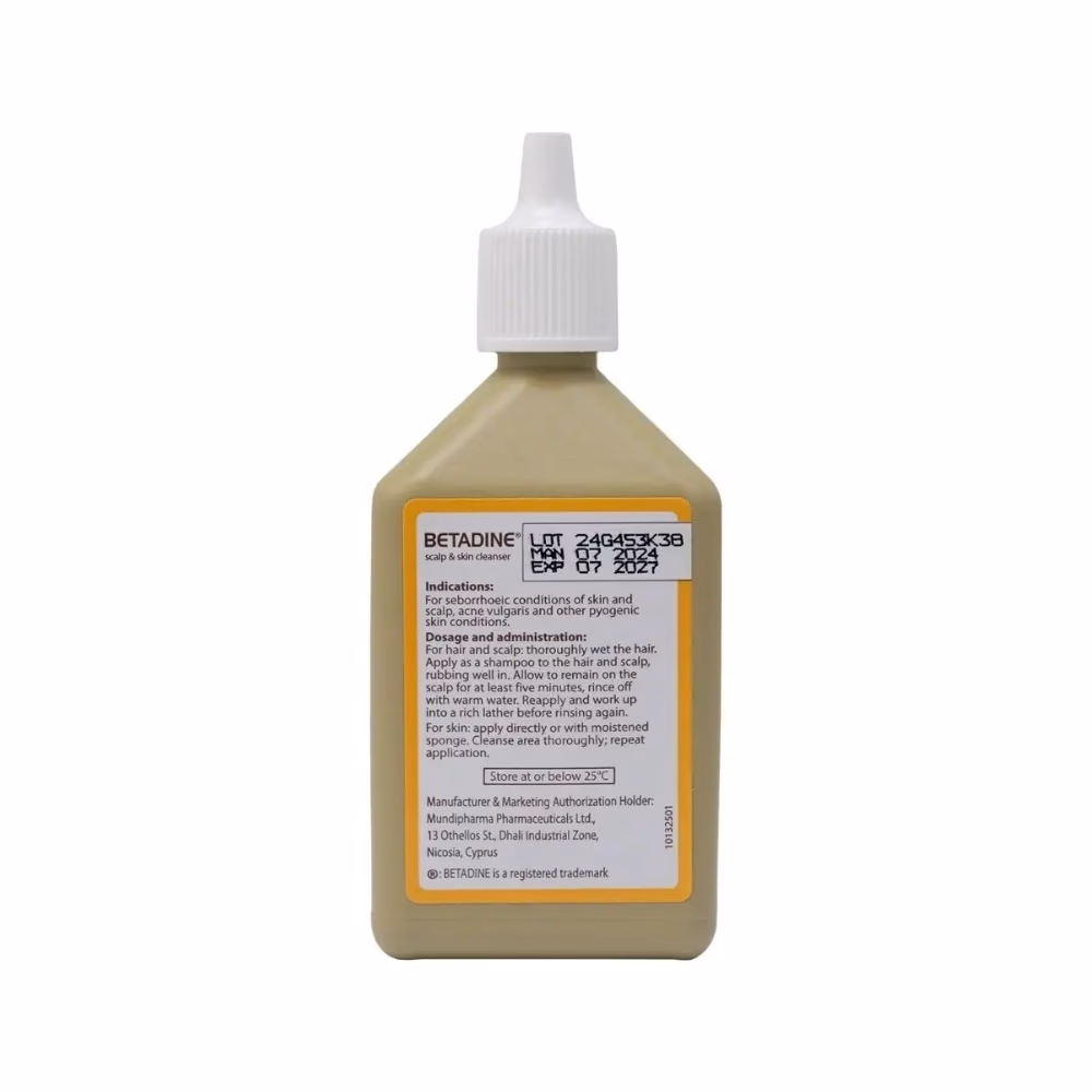 Betadine Scalp & Skin Cleanser 125ml 3