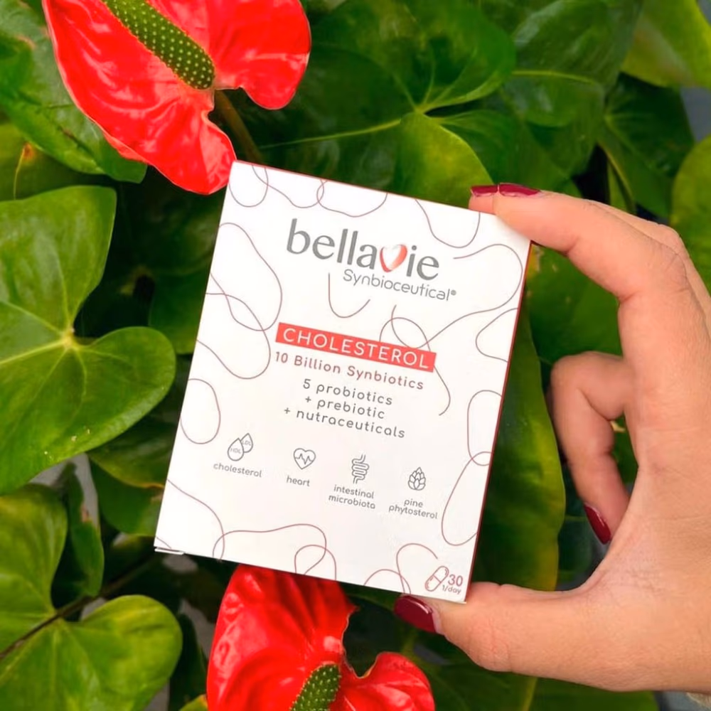 Bellavie Synbioceutical Cholesterol – 10 Billion Synbiotics | 5 Probiotics + Prebiotic + Pine Phytosterol | 30 Capsules 3