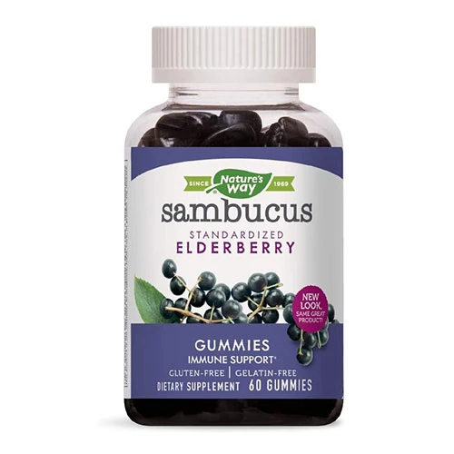 Natures Way Sambucus Elderberry for Adults -60 Gummies 1