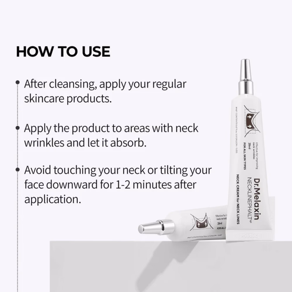 Dr. Melaxin Necklinephalt Neck Cream for Neck Lines and Wrinkles 20ml 4
