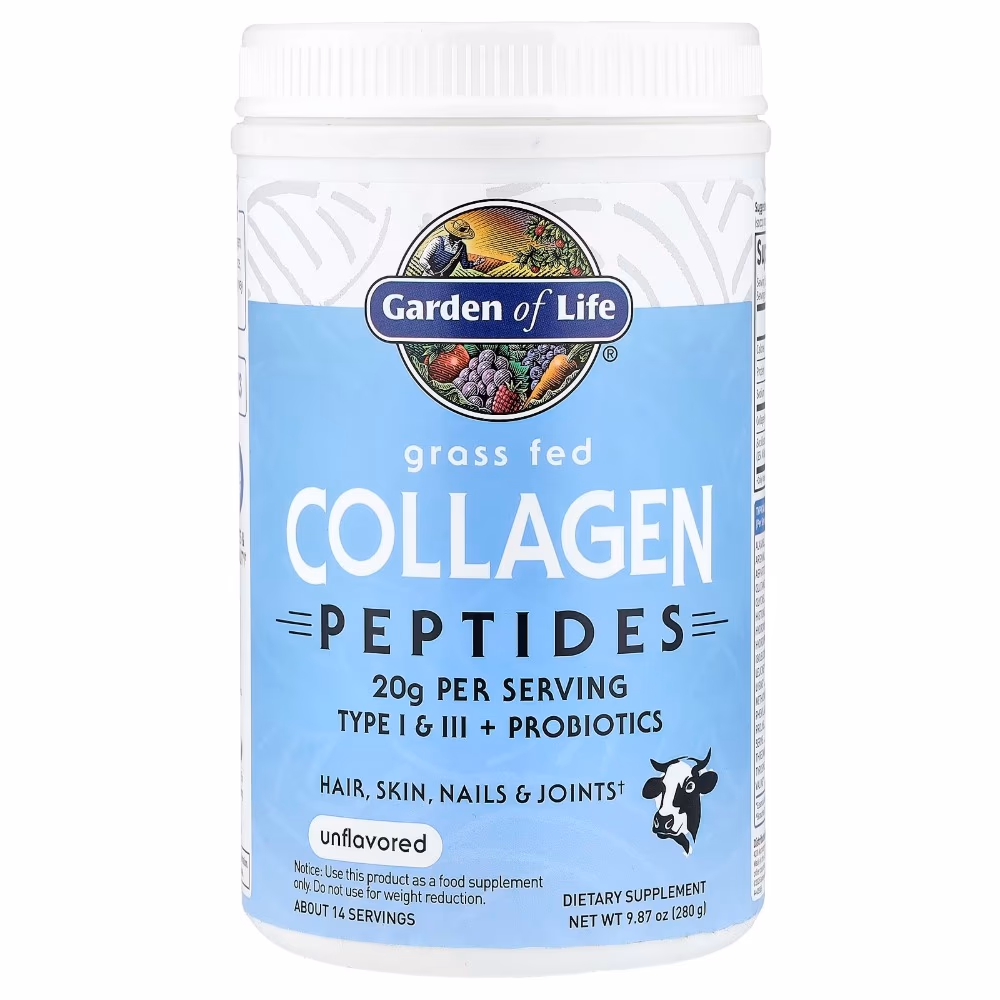 Garden of Life Grass Fed Collagen Peptides Unflavored 280G