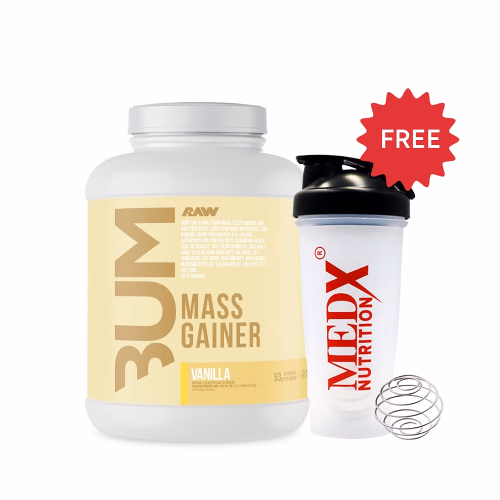 Raw Bum Mass Gainer 6lb Vanilla 1