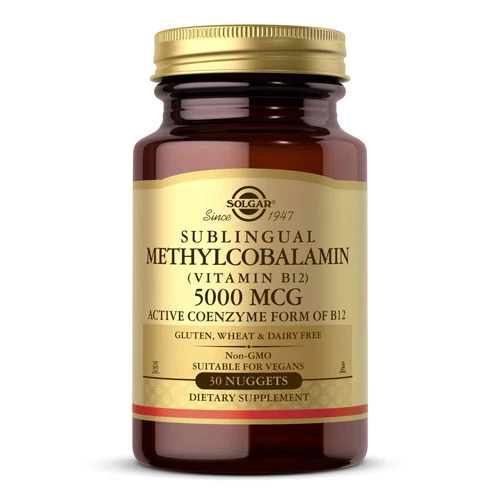 Solgar Methylcobalamin (Vitamin B12) 5000mcg -30 Nuggets 1