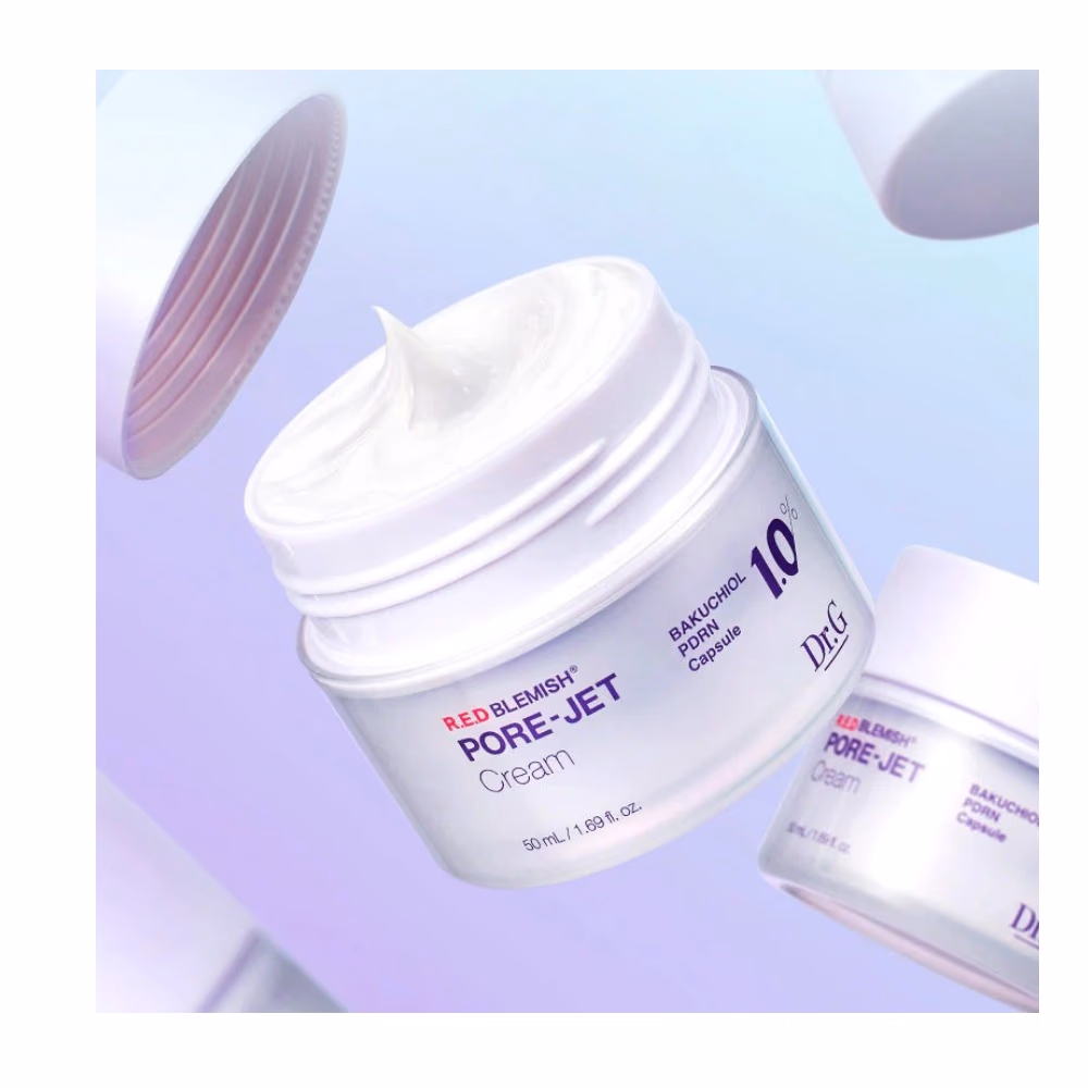 Dr.G R.E.D Blemish Pore-Jet Cream 50ml – Bakuchiol & PDRN Capsule 1.0% | 8 Pore Care Effects & 5 Firming Actions | Sensitive Skin 3