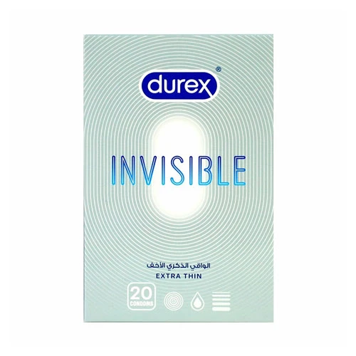 Durex Invisible Extra Thin Condoms - Pack of 20 1
