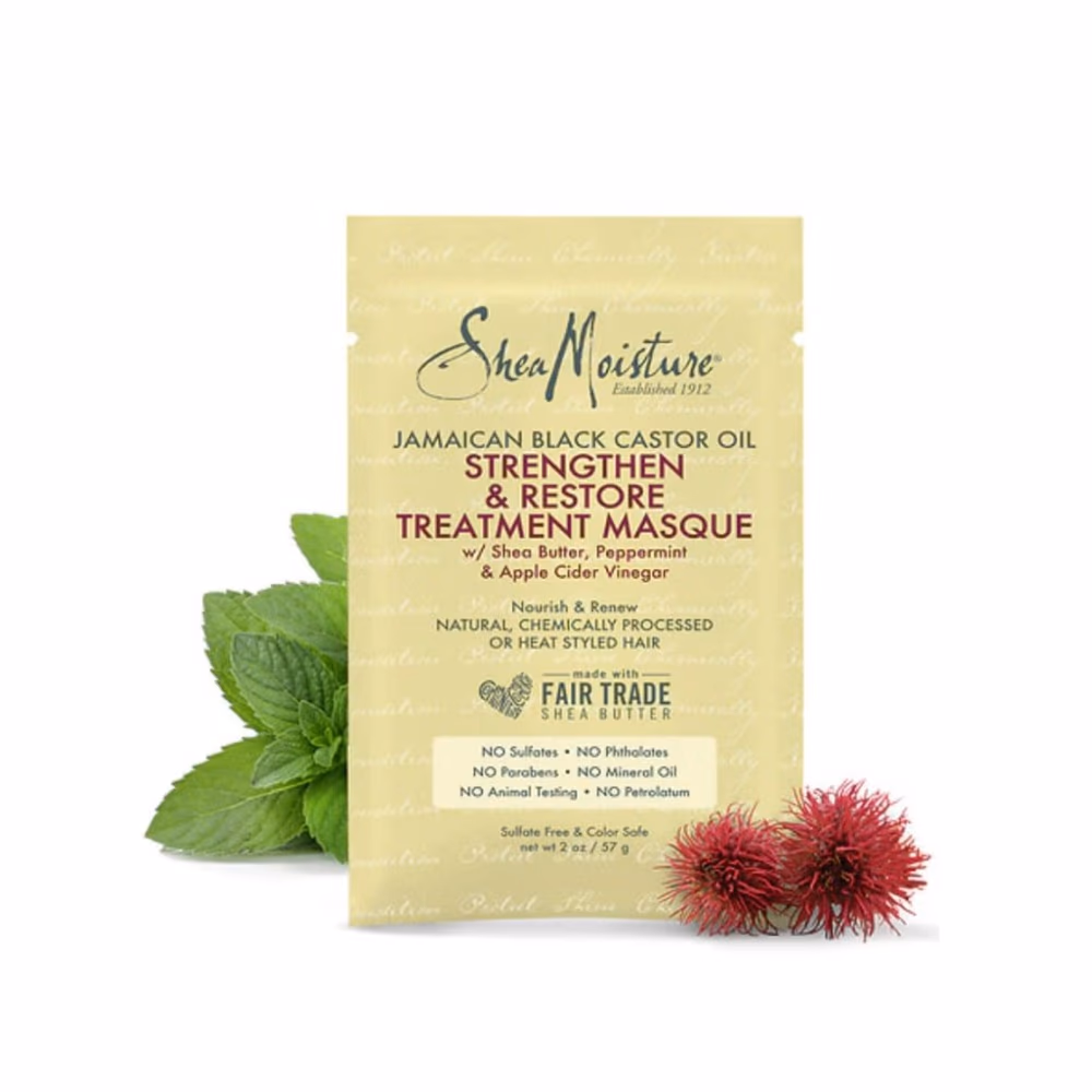 Shea Moisture Jamaican Black Castor Oil Strengthen and Restore Treatment Masque 57g