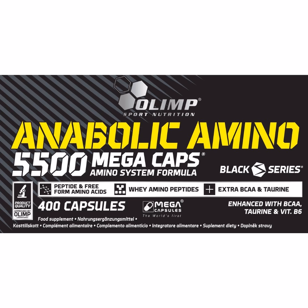 Olimp Anabolic Amino 5500 Mega Caps - 400 Capsules 3