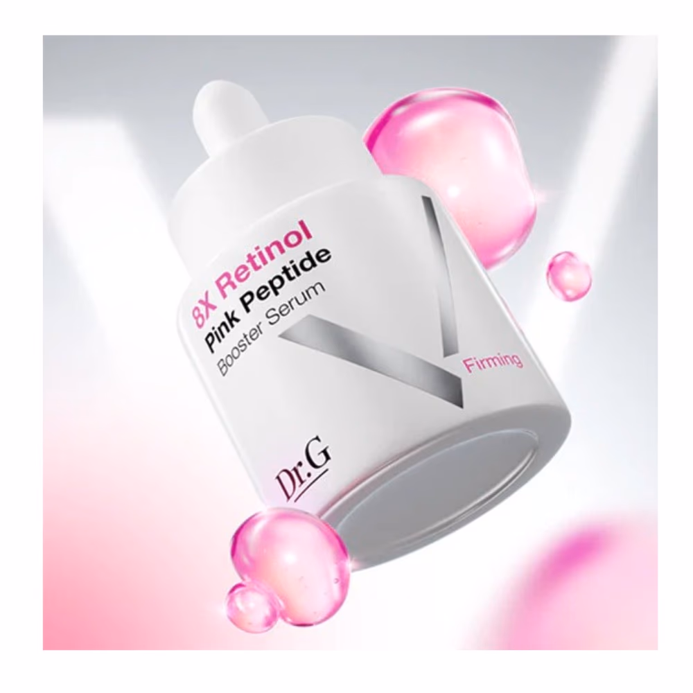 Dr.G 8X Retinol Pink Peptide Booster Serum 30ml – Firming | 8-Layer Liposomal Retinol with Pink Peptide Complex & V-Booster | All Skin Types 2