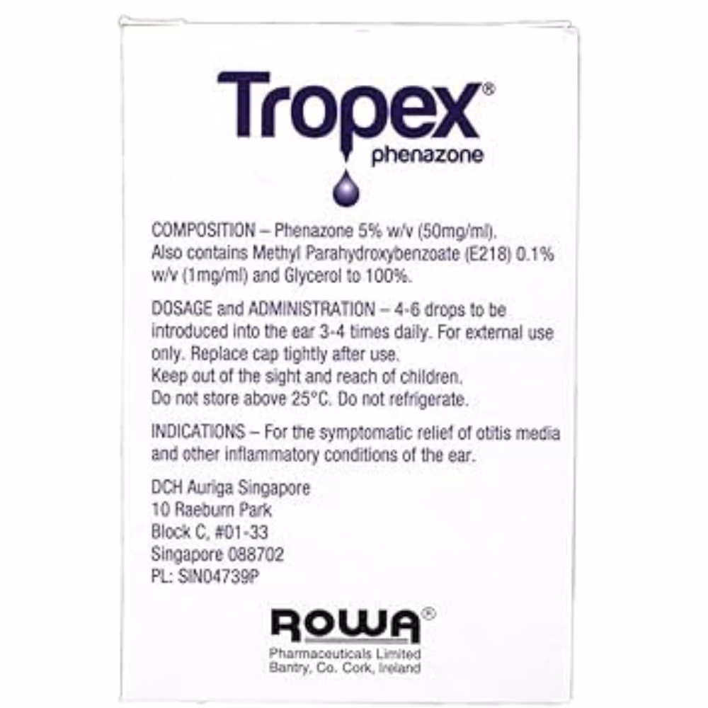 Tropex Ear Drop 10Ml 3