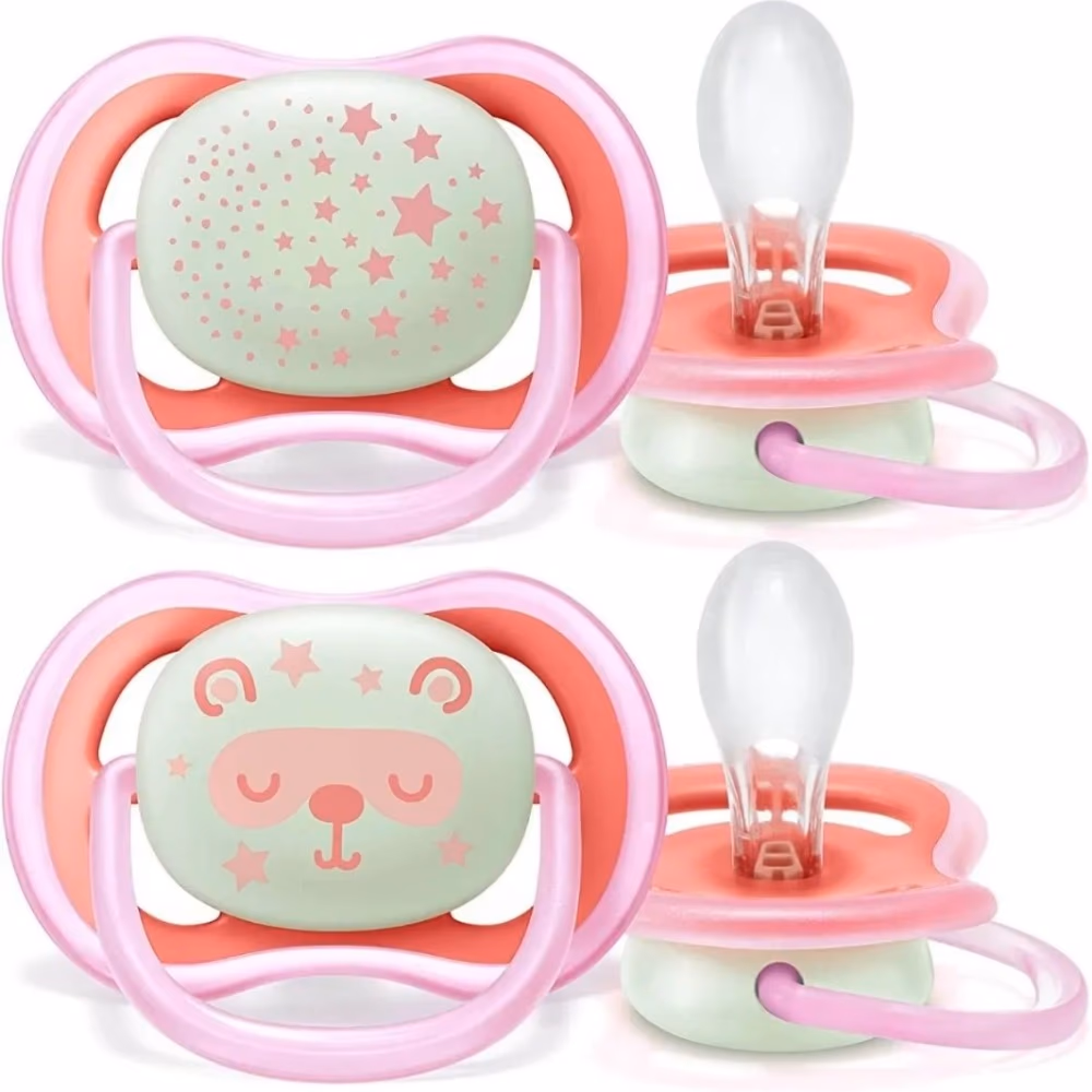 Philips Avent Ultra Air Pacifier 6-18m SCF 376,22 - Pack of 2 - Assorted Color 2