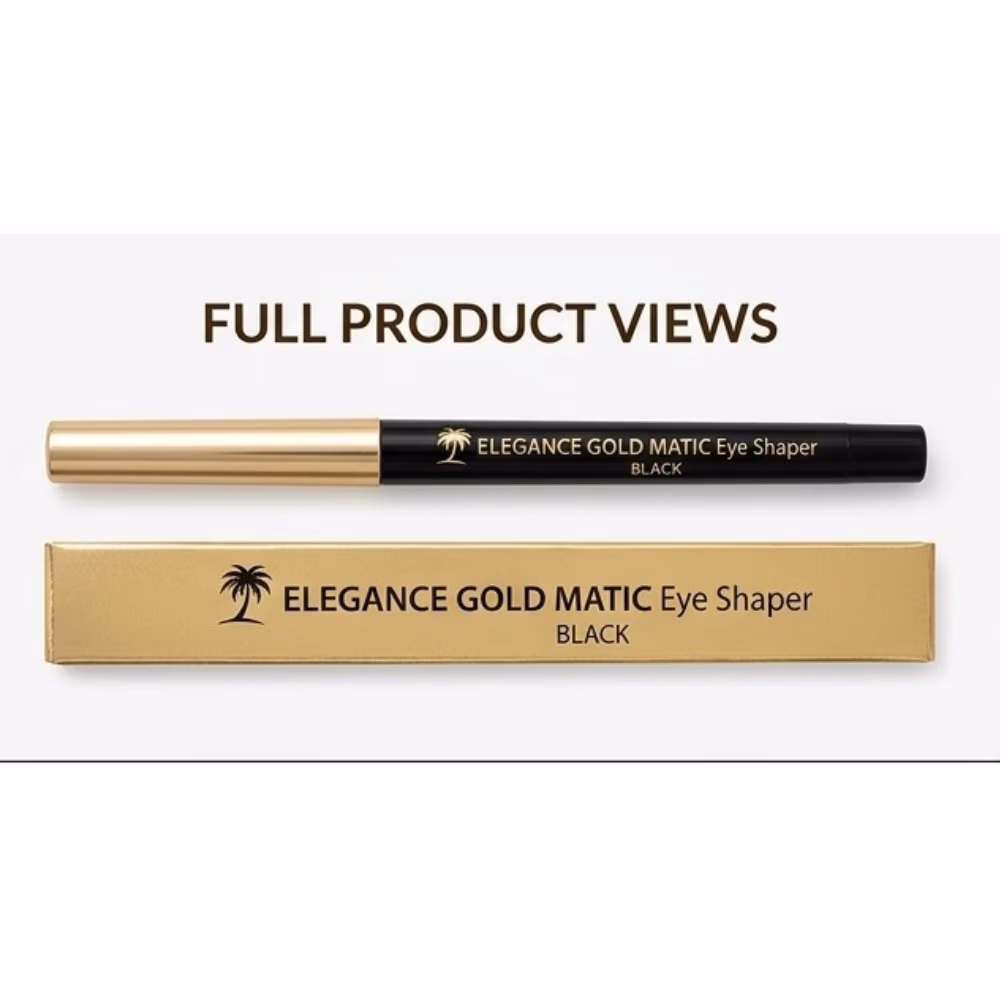 Elegance Gold Matic Eye Shaper in Black 1