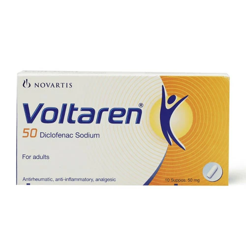 Voltaren 50mg - 10 Suppositories 1