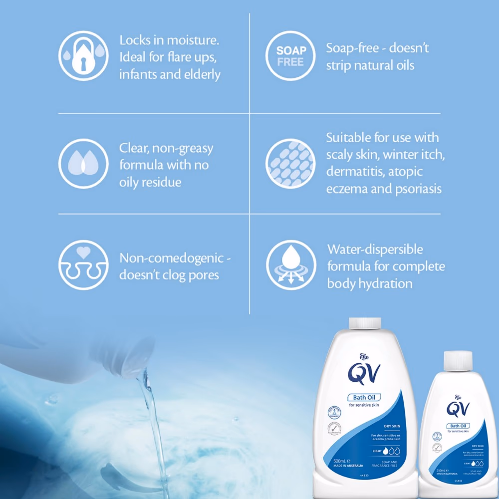 QV Bath Oil 500ml 4