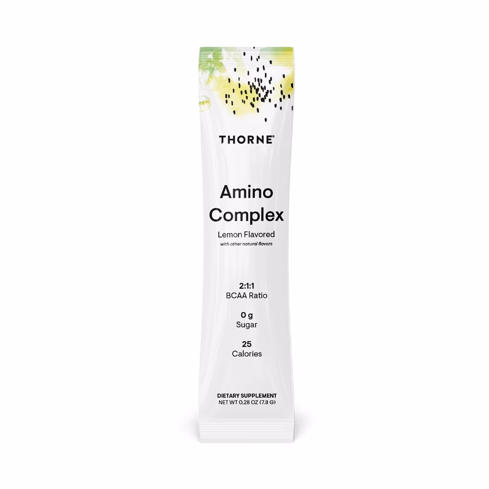 Thorne Amino Complex 30 Stick Packs – Lemon | Complete EAA and BCAA Formula for Muscle Growth and Recovery 2