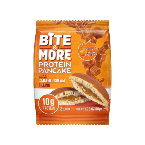 Bite & More Protein Pancake Caramel Cream 50gm 1