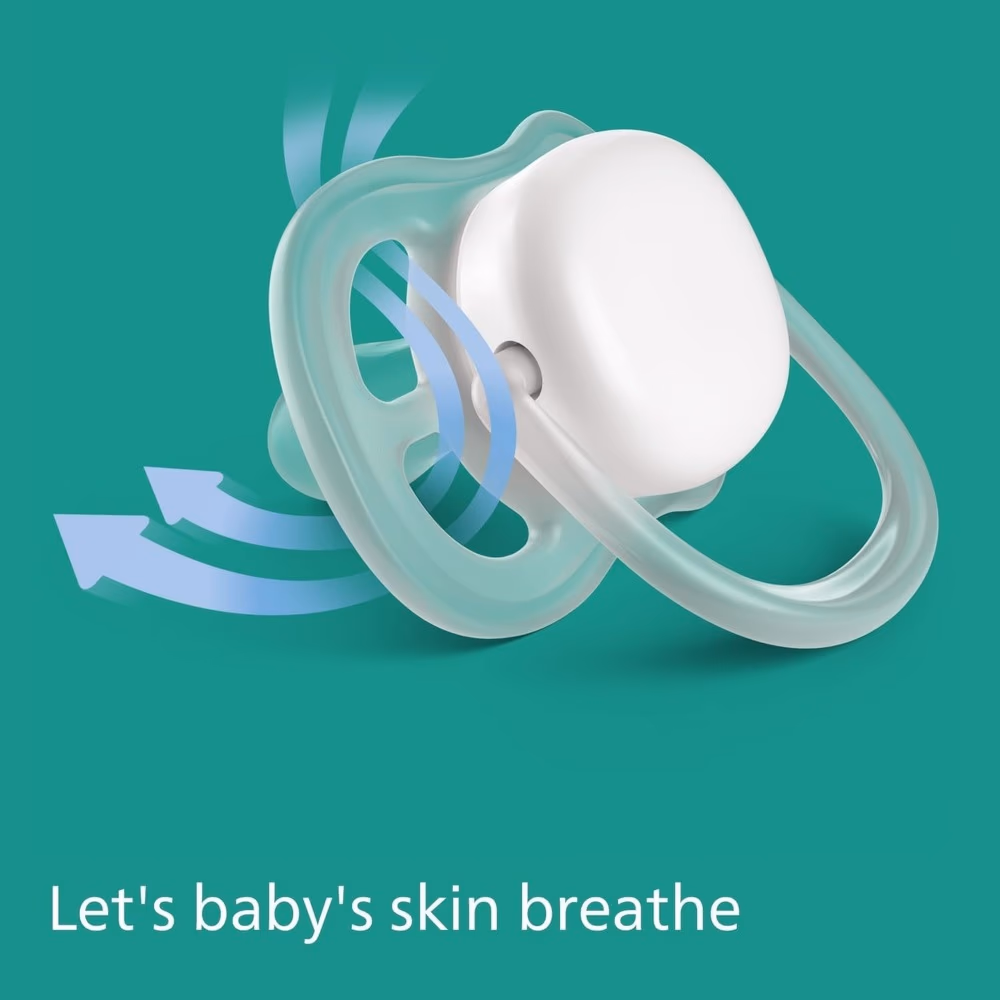 Philips Avent Ultra Air Pacifier 6-18m SCF 085,06 - Pack of 2 - Assorted Color 3