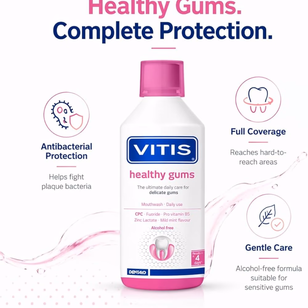 Vitis Healthy Gums Mouth Wash 500ml 3