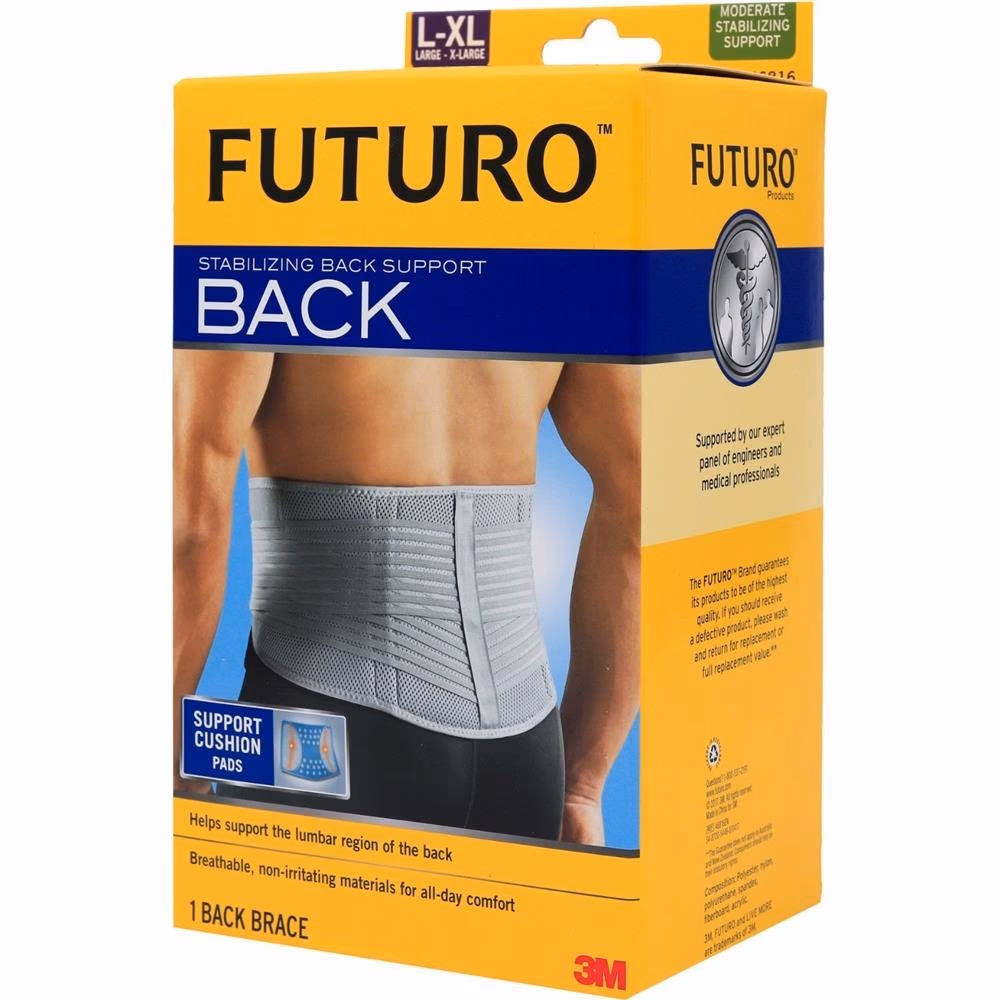 3M Futuro Back Comfort Stabilizing Support (46816) - Large/XL Size - 1 Back Stabilizer 2