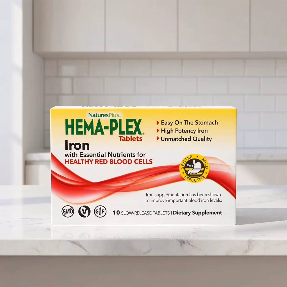 Natures Plus  Hema-plex Iron Tablet 10s 5