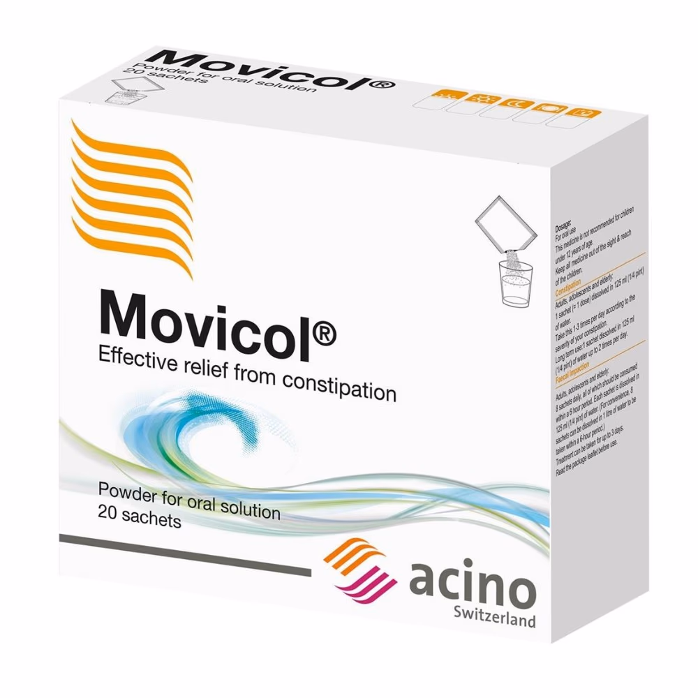 Movicol Plain Sachet 6.9g(20 Sachets)