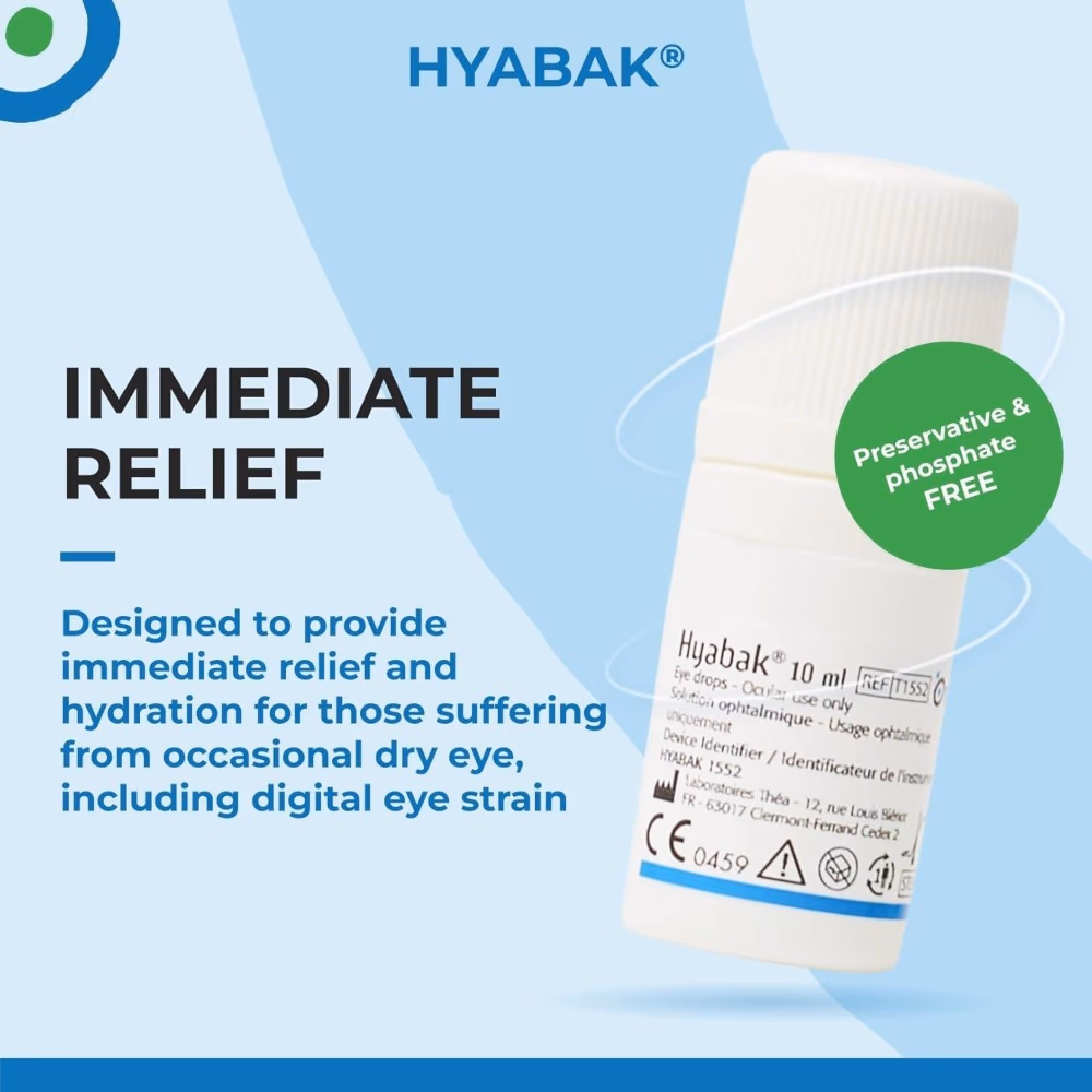 Hyabak 0.15% Eye Solution 10ml 5