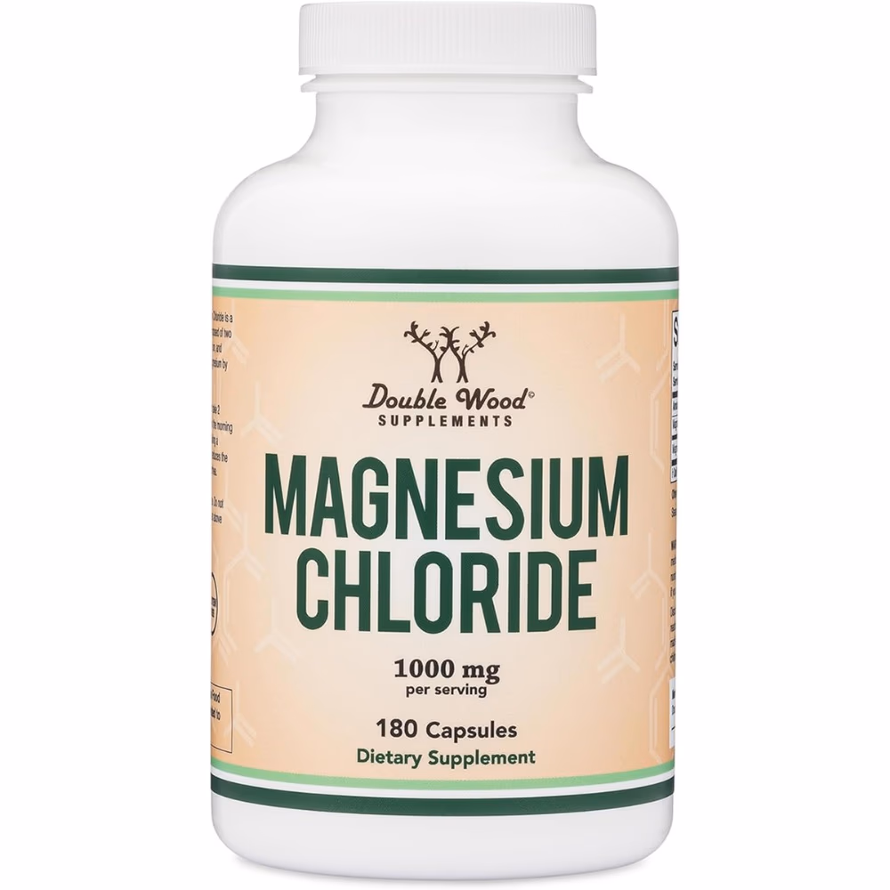 Double Wood Magnesium Chloride 1000 mg-180 Capsules 1