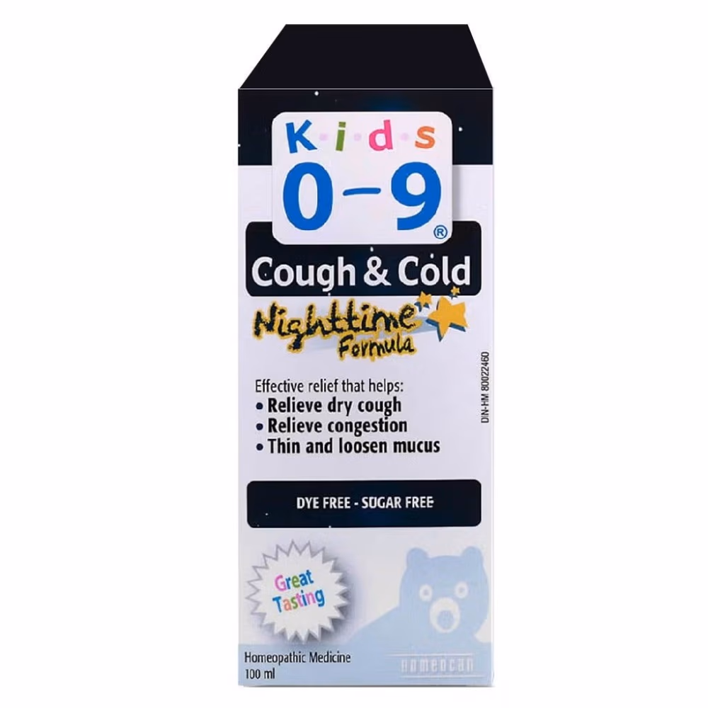 Homeocan Kids 0-9 Cough and Cold Night Syrup 100ml
