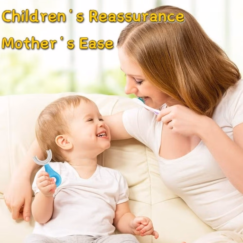 EzyCare Kids U-Shaped Toothbrush – Soft Silicone Oral Care Brush 3