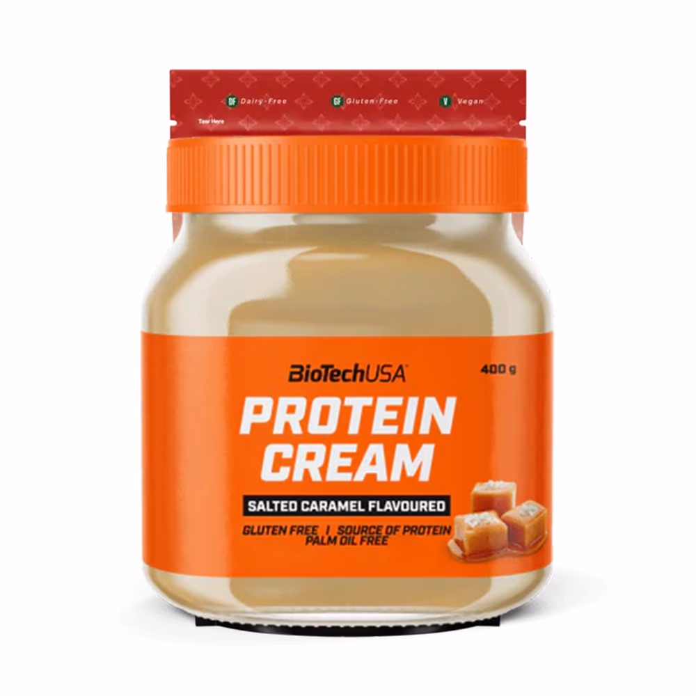 BioTech Protein Cream Salted Caramel 400g 1