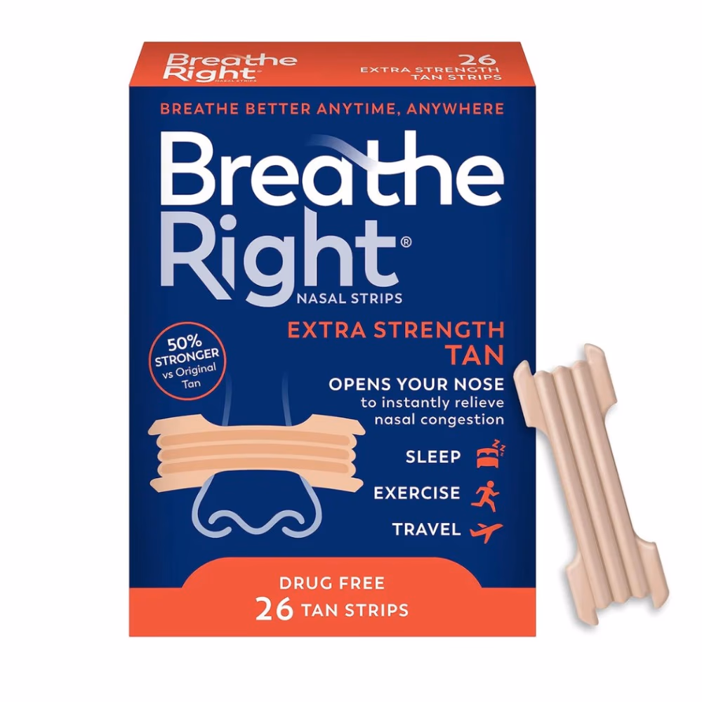 Breathe Right Extra Strength Nasal Strips Tan 26s