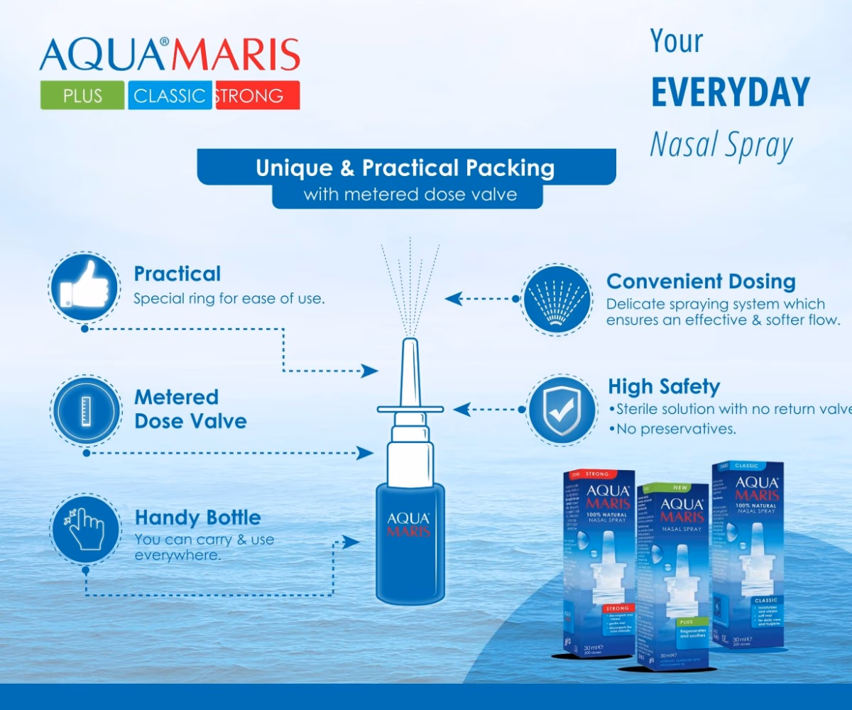 Aquamaris Nasal Spray Strong 30Ml 5