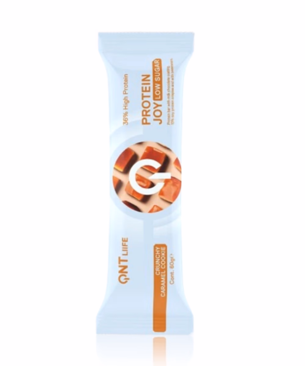QNT Protein Joy Bar – Crunchy Caramel Cookie (60g)