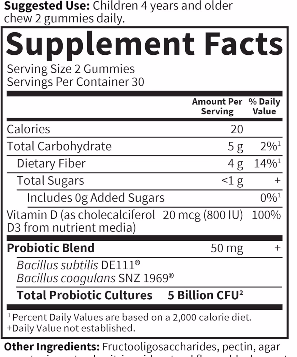 Garden Of Life Dr. Formulated Probiotics Kids 5 Billion Strawberry Flavor Gummies 60S 5