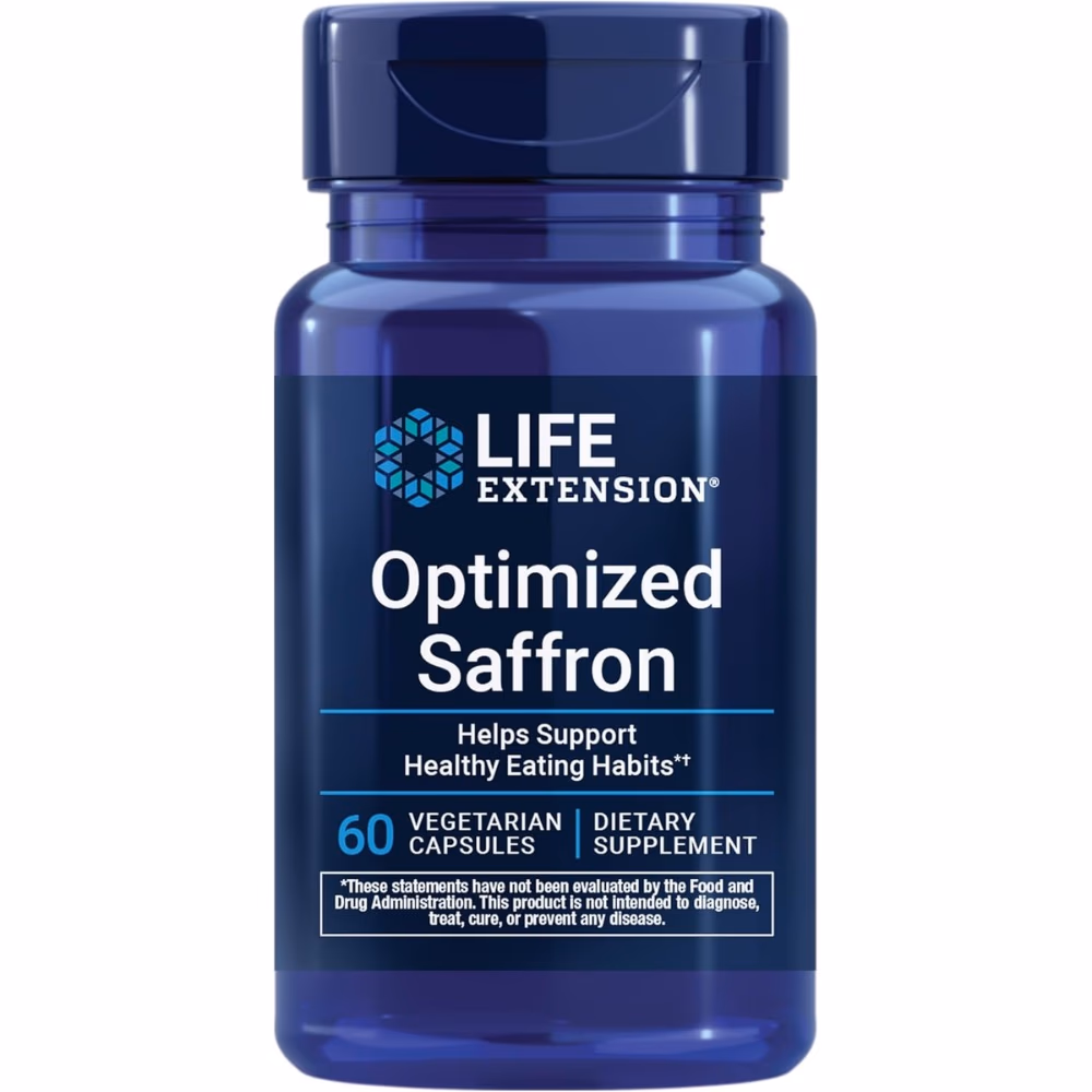 Life Extension Optimized Saffron-60 Capsules