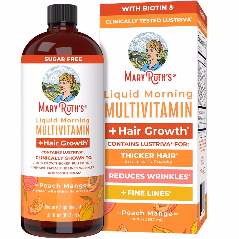 Mary Ruth’s Multivitamin Hair Growth Peach Mango 887ml