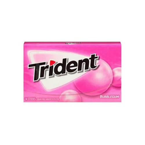 Trident Chewing Gum Bubblegum 14s 1