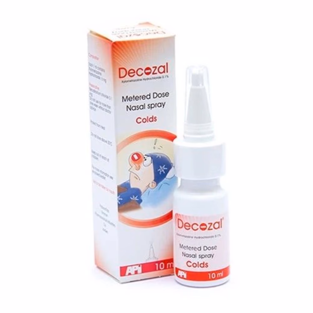 Decozal 0.1% Nasal Spray 10ml 3