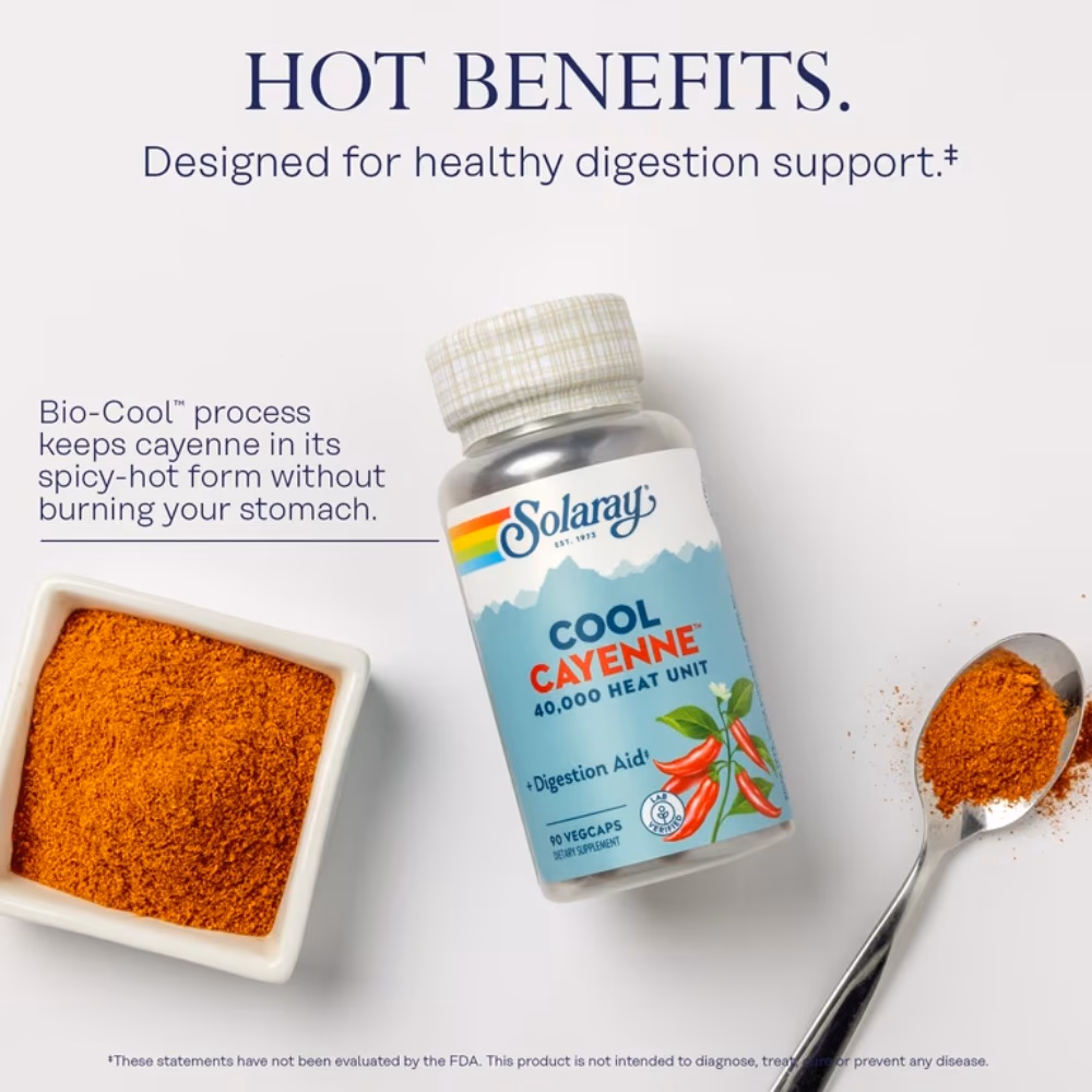 Solaray Cool Cayenne-90 Capsules 3