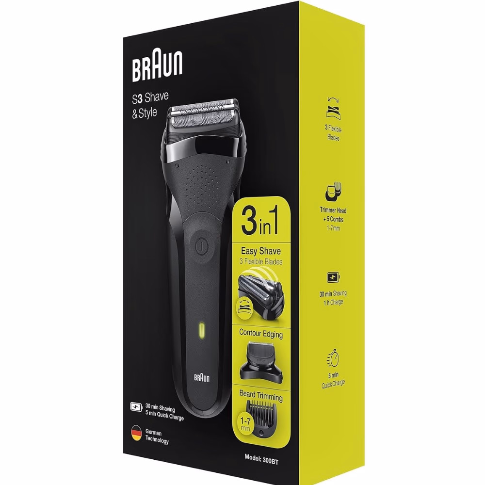 Braun Series 3 Shaver 300BT Black 5