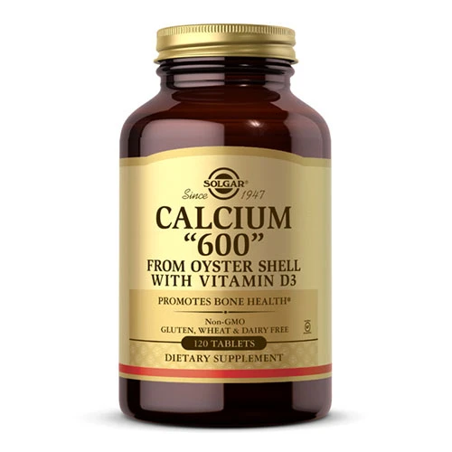 Solgar Calcium 600mg With Vitamin D3 -120 Tablets 1