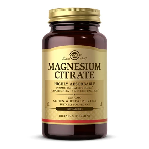 Solgar Magnesium Citrate -120 Tablets 1