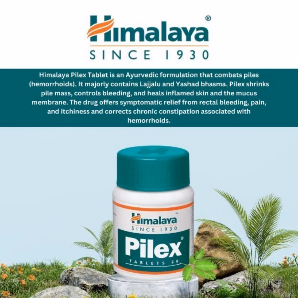 Himalaya Pilex Tablets 60s 4