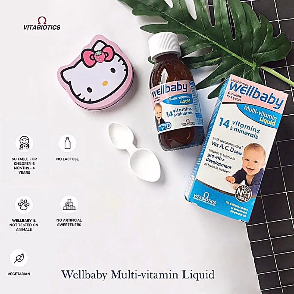 Vitabiotics Wellbaby Multi-Vitamin Liquid 150ml 2