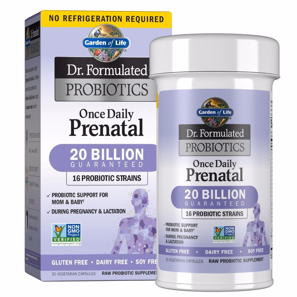 Garden of life Dr. Formulated Once Daily Prenatal 20Billion VegCapsules 30S 1